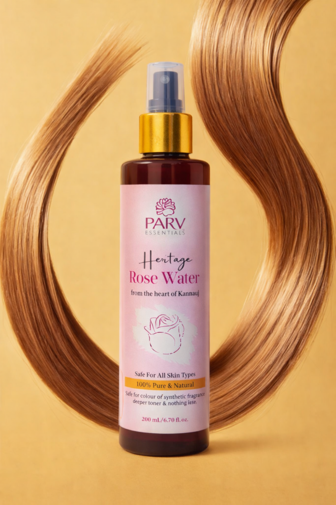How rose water helps hair growth