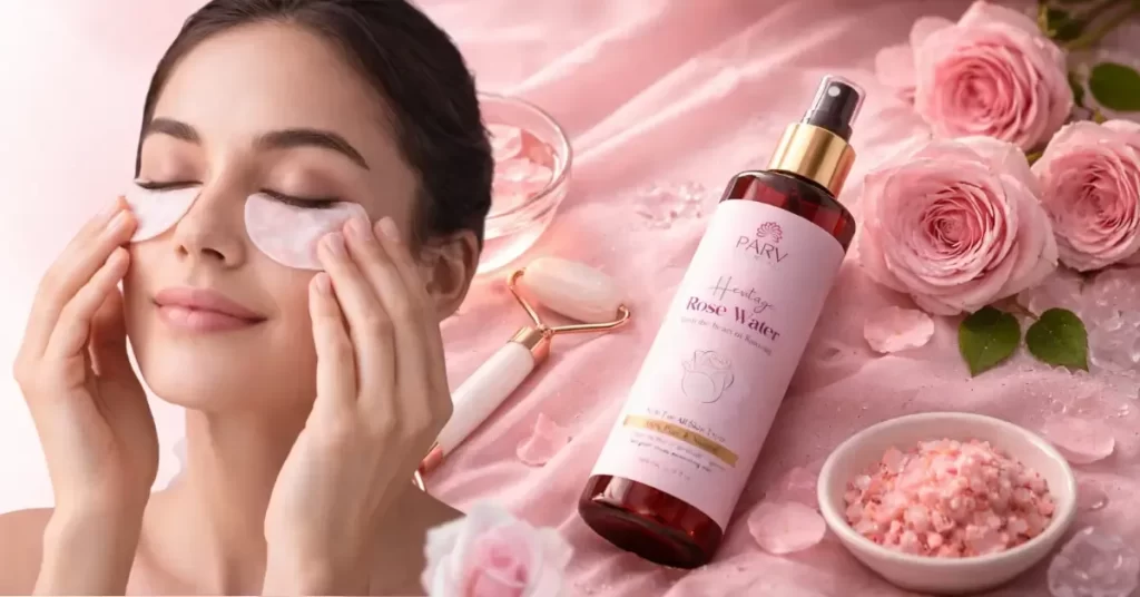 Why rose water for dark circles is so popular
